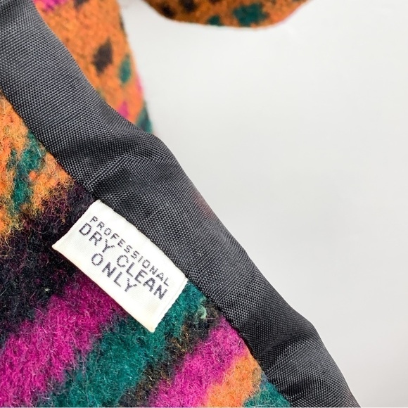 Vintage Hunters Run Southwestern Print Longline Coat Sz XXL - Picture 6 of 12